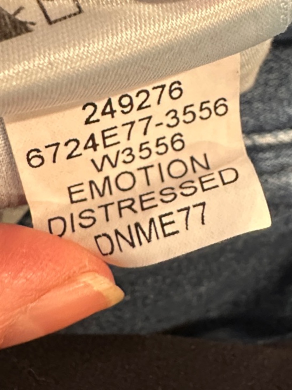 Paige Anessa Wide Leg Jeans – Emotion Distressed -Size 27 - Picture 3 of 5